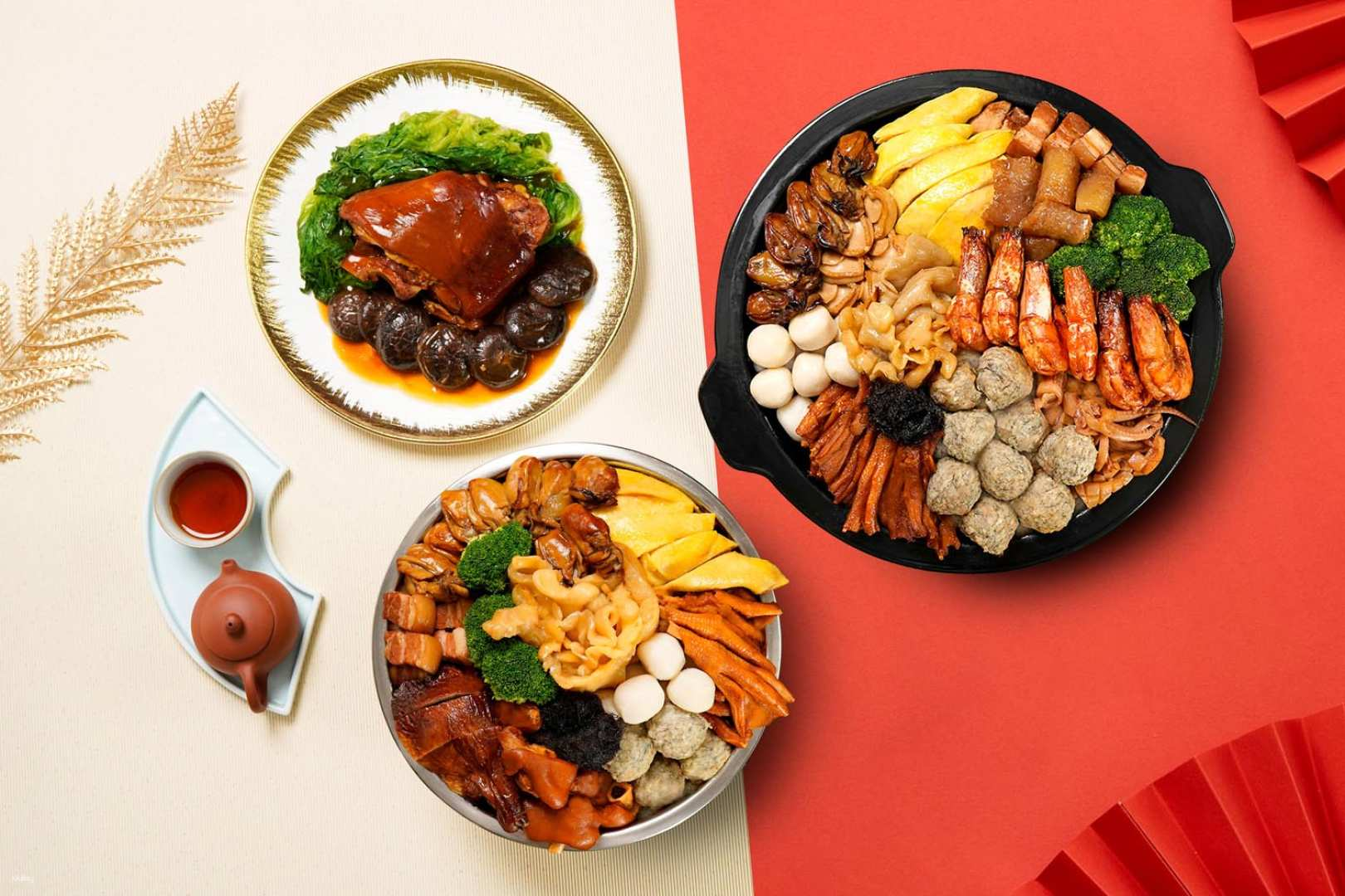 FEAST's Popular Herb-Roasted Whole Turkey / Abalone Delightful Poon Choi | Christmas and Holiday Set Menus, Winter Solstice Poon Choi | Hong Kong Island, Kowloon and New Territories | Free Delivery - Photo 1 of 7